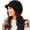 Black, variant on Women Winter Warm Knit Hat Wool Snow Ski Caps with Visor Comfortable Ear Protection Windproof Travel Hat