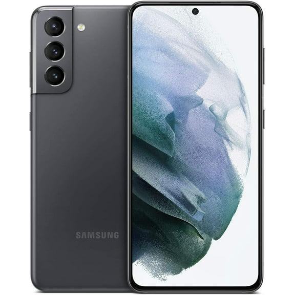 Restored Samsung Galaxy S21, 128GB, Gray, Locked: ATT (Refurbished)