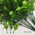 thumbnail image 6 of Morttic Artificial Shrubs Bulk, Plastic Plants Aquatic Grass Fake Green Bushes Greenery Leaves Wedding Indoor Outdoor Home Garden Office Table Centerpieces Arrangements Decoration, 6 of 15