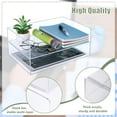 thumbnail image 3 of 2-Tier Acrylic Paper Tray, Stackable A4 Size Paper Organizer Tray, Letter Tray File Tray, Clear Acrylic Desk Organizers and Accessories for Office, Home, Document (12.4x8.6x5.5 inch), 3 of 7
