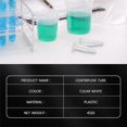 thumbnail image 3 of 500 Pcs Laboratory Clear White Mark Printed Plastic Centrifuge Tube, 3 of 5