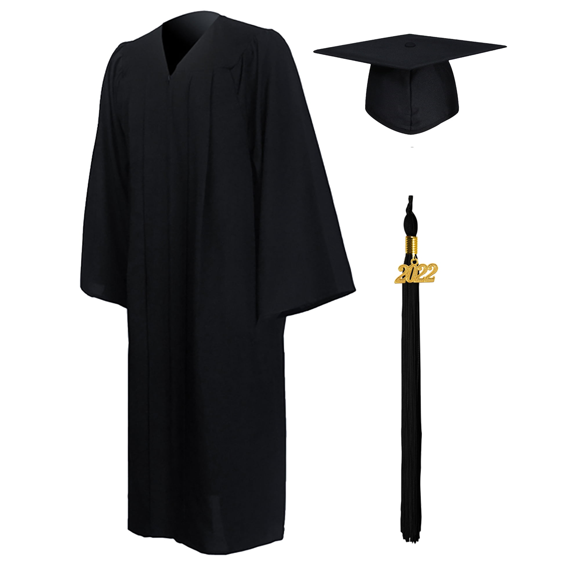 GraduationMall Matte Kindergarten Graduation Gown Cap Set with 2021 Tassel