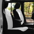 thumbnail image 4 of For 2007-2017 Jeep Wrangler JKU 4 Door FH Group Neoprene Waterproof Custom Fit Car Seat Covers Front Set - White, 4 of 6