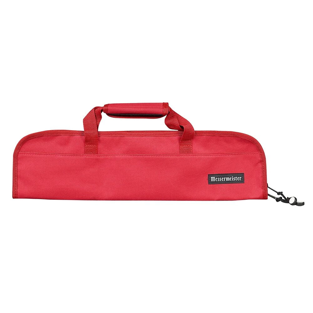 Messermeister Red 5 Pocket Padded Knife Bag