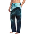 thumbnail image 6 of Honiee Undersea Shark for men - a sleek fusion of Straight Pajama Pants, versatile Lounge Pants, and cozy Sleepwear, all rolled into one-Large, 6 of 6