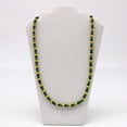 thumbnail image 3 of 27" Necklace Purple, Green and Gold Glass Bead Necklace (Dozen), 3 of 4