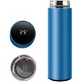 thumbnail image 6 of Smart Water Bottle Stainless Steel Vacuum Flask,Travel Mug with Smart LCD Touch Screen, Keep Hot Or Cold, Car Portable Travel Tea Coffee Vacuum Thermoses Cup,Insulated Water Bottle (Blue), 6 of 6