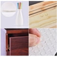 thumbnail image 3 of Clear Adhesive Door Bumper Pads,Silicone Sound Dampening Transparent Pads,Silicone Rubber Bumpers for Cabinets Drawers Doors,3 Shapes Durable Silicone Bumpers,122 Pcs, 3 of 7