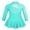 Mint Green, variant on Aislor Kids Girls Ballet Dance Leotard Gymnastic Long Sleeve Keyhole Back Figure Ice Roller Skating Dress Black 4