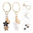 thumbnail image 4 of 2 llaveros con dije de flor para bolso, llavero colgante con flor para mujer, decoración de llavero, 4 of 7
