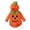Orange, variant on Baby Toddler Girls Pumpkin Long Sleeve Hooded Zipper Pumpkin Bodysuit Unisex Kids Halloween Party Dress up Clothes Size 6-24 Months