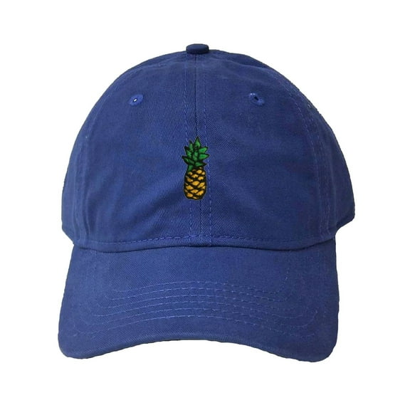 Adult Pineapple Embroidered Deluxe Dad Hat