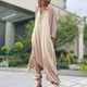 thumbnail image 1 of Monos Casuales Pantalones holgados para mujer Mamelucos con cuello en V Monos Traje diario (Beige XL) Cgtredaw Para estrenar, 1 of 1