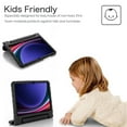 thumbnail image 2 of ELEHOLD Rugged Stand Case for Samsung Galaxy Tab S9 11 Inch 2023/Tab S8/Tab S7 Kids Friendly EVA Full Body Protective Handle Grip Kickstand Shockproof Case for Galaxy Tab S9/S8/S7,  Black, 2 of 7