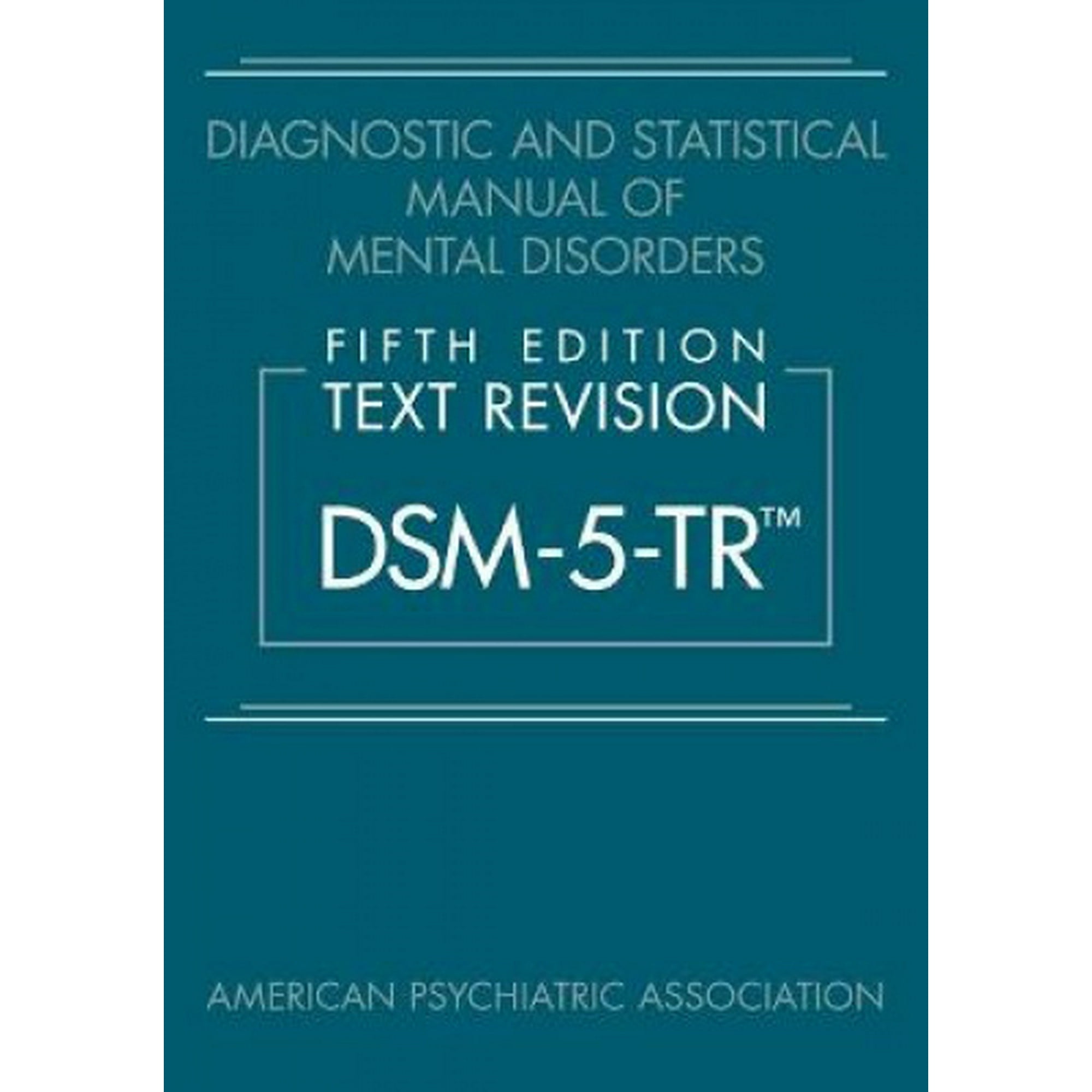 【英語版】DSM-5-TR Diagnostic and Statistical Manual of Mental Disorders, Fifth