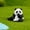 D, variant on Miniature Panda Figurine with Wood 2inch Mini Animals Landscape Decoration for DIY,Solid Panda Figurines,Birthday Party Cake Topper for Home,Office Desktop Decoration