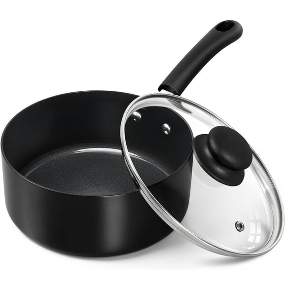 Cazo MICHELANGELO Cerámico Antiadherente Negro 1,9L