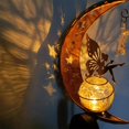 thumbnail image 1 of Moon Hollow Light Iron Craft impermeable moderno estilo Ins para césped (C), 1 of 3