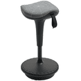 thumbnail image 1 of Vinsetto Tabouret Chaise Oscillant Sans Dossier, Tabouret d'Apprentissage Réglable, Gris, 1 of 10