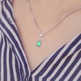 thumbnail image 2 of Glow in The Dark Egg Tear Glowing Collar Glow in The Dark Tear Drop Necklace Dainty Necklace, 2 of 5