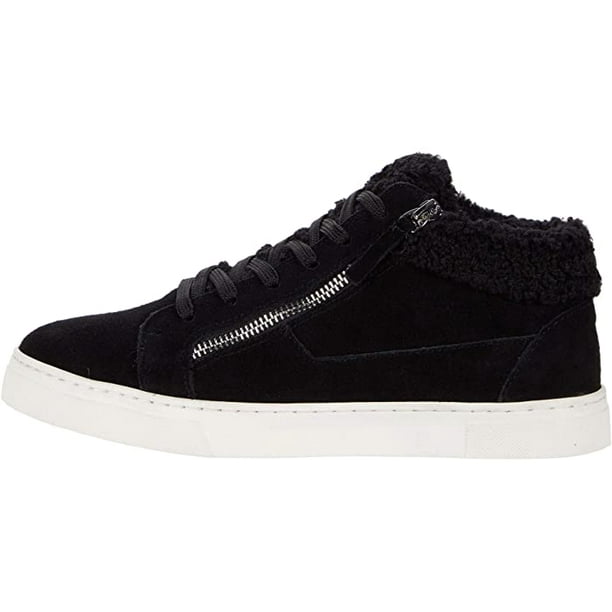 steve madden black zipper sneakers