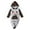 Black, variant on EnJoCho Kids Wedding Clothing Baby Boys Girls Hallo-ween Cartoon Hooded Romper Jumpsuit Toddler Trendy Bodysuit Party Wear Home Casual Clothing