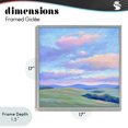 thumbnail image 4 of Stupell Industries Contemporary Rolling Hills with Soft Sunset Gray Framed Giclee Art, 17 x 17, by Creative Studio, 4 of 8