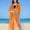 Swim-88Orange, variant on Gamivast Bathing Suit Cover up for Women Mesh Open Front Maxi Kimono Fringe Hem Tie Waist Sheer Beachwear Vacation Resort Wear Cruise Beach to Boardwalk