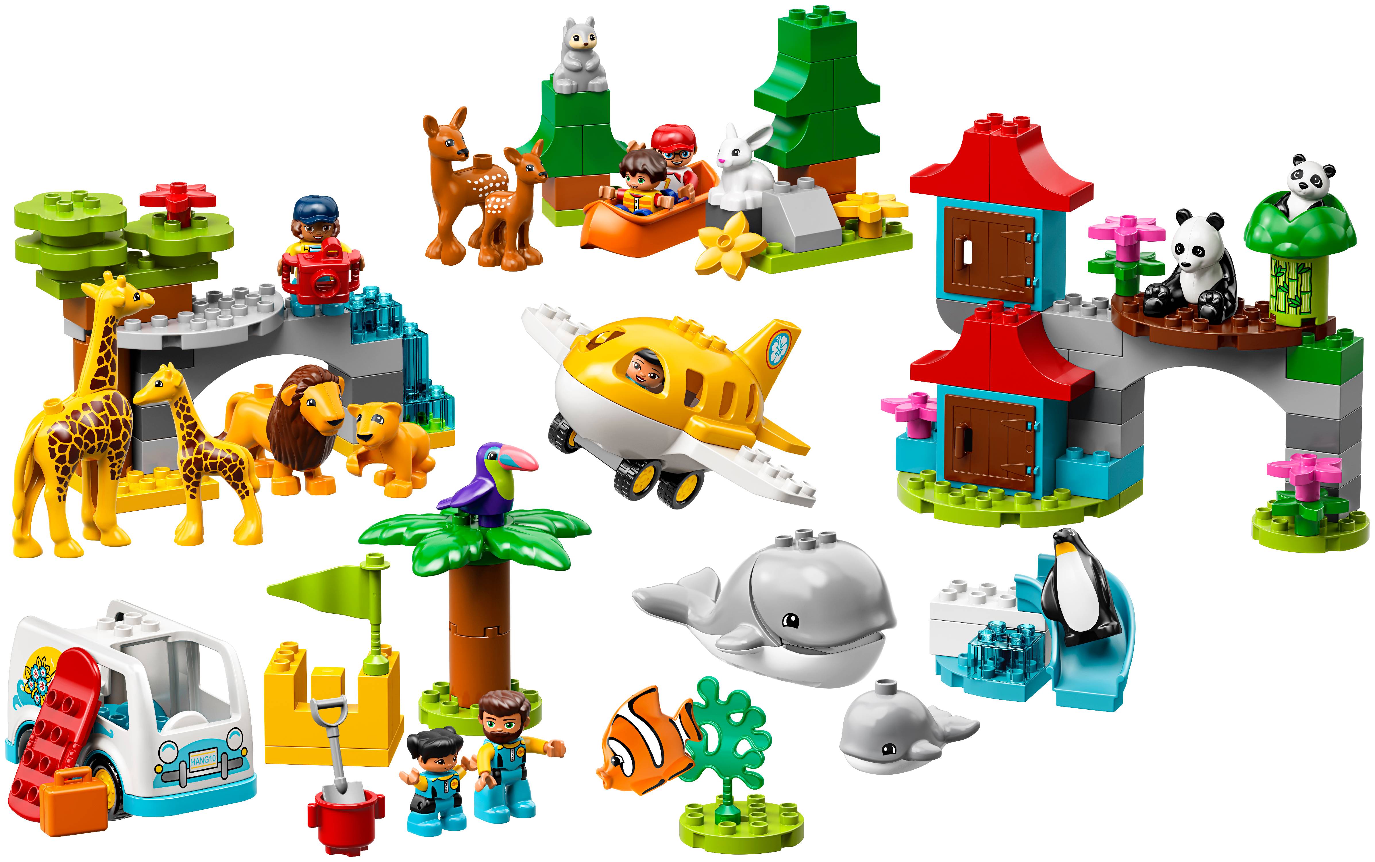 LEGO DUPLO Town World Animals 10907 Building Bricks (121 Pieces) - image 2 of 7