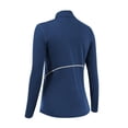 thumbnail image 2 of New Women's Autumn And Winter Plus Velvet Long-sleeved Yoga Sportswear Fitness Running Slim Top Half Zipper Sweater Women T-shirt, 2 of 8