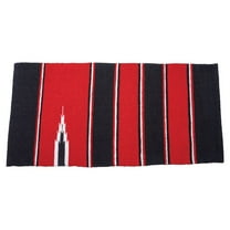 Dura-Tech Navajo Horse Saddle Blanket 34” x 36” | Color Black/Red