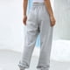 thumbnail image 3 of Mujer Pantalones holgados Pantalones deportivos casuales Joggers Pantalones Gris grueso S Hugo Pantalones holgados de mujer, 3 of 6