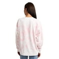 thumbnail image 4 of Hello Kitty & Friends Snack Shop Character Faces Women's Pink Cloud Wash Crew Neck Long Sleeve Fleece Sweatshirt -Medium, 4 of 7