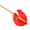 Red, variant on Visland 6PCS Artificial Anthurium Lily Flowers for Home Decoration Wedding Festival Decoration Flower Arrangement