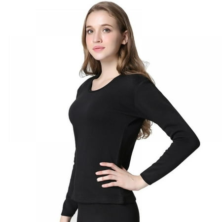 

Brand Clearance!Women Long Sleeve Thermal Winter Warm Underwear Tops+Pants Long Johns Pajama Sets Slim Sleepwear Winter Seaml Antibacterial Warm Intimates Women Shaped Sets