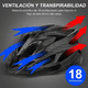 thumbnail image 3 of Casco, gafas, mascara y bolso negro 52-58 cm Malubero Malu1245, 3 of 4