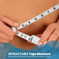 thumbnail image 6 of MEDca Pro Skinfold Caliper & Body Measurement Tape Precision Unisex Body Fat Tool - Plastic, 6 of 9