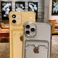 thumbnail image 5 of Funda de teléfono transparente de TPU con parachoques para iPhone 16, 15, 14, 13, 12 Mini, 11 Pro, XS Max, XR, X, SE 2020, 8, 7 Plus, billetera, tarjetero, funda T10, 5 of 5