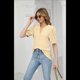 thumbnail image 2 of Camisas de Corta Abullonadas de Verano Amarillas XL, 2 of 8