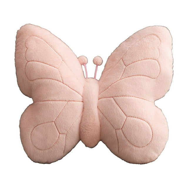 Pink Butterflies Throw Pillows 18.1 X 14.9 Inches Polyester Material For Sofa Bed And Home Decoration