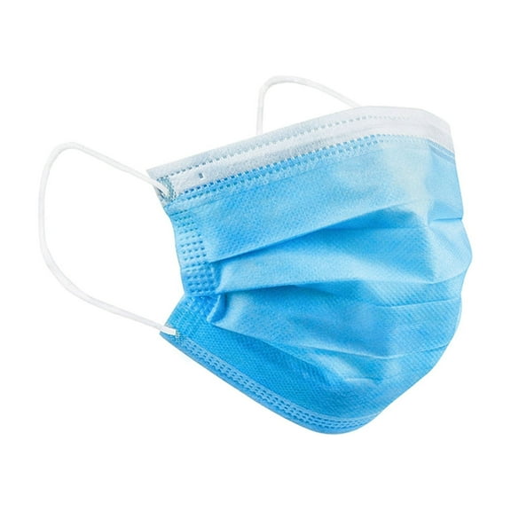 50 Pack Disposable Face Masks, 3-ply Elastic Ear Loop Filter Mask