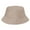 Khaki, variant on BadPiggies Reversible Bucket Hat UPF 50+ Cotton Packable Cap Unisex for Outdoor Summer Beach Travel (Black)