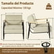 thumbnail image 5 of Sillón Individual Moderno, Color Beige + Madera Clara, Resortes de Nueva Tecnología, Homemake Furniture, 5 of 6