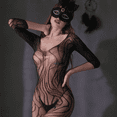 thumbnail image 3 of Femmes Sexy Bodysuit Fishnet Collants Bodycon Lingerie A004, 3 of 4