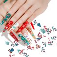 thumbnail image 3 of Calcomanías navideñas para uñas Calcomanías de uñas de otoño Pulpa de madera Suministros de arte de uñas de Navidad Brillo de uñas Arte de uñas de otoño Diseño de flores Decoraciones de uñas Tema navi kaili Sencillez, 3 of 5