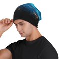thumbnail image 3 of Naloa Planet Earth Soft Beanie Hat, Knit Beanie Daily Beanie in Fine Knit for Women Men Winter Travel, Outdoor, 3 of 7
