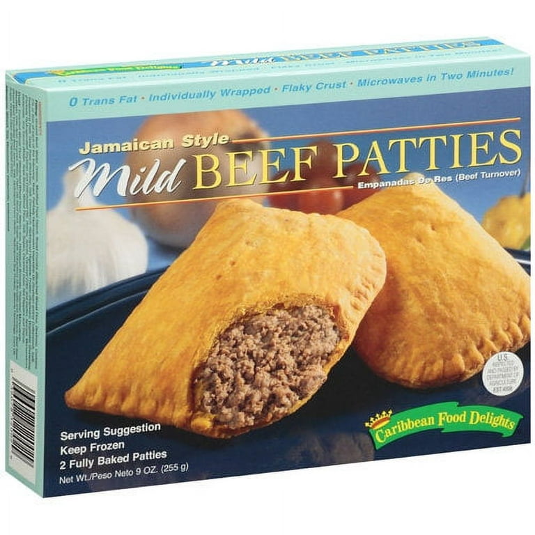 Caribbean Food Delights Jamaican Style Spicy Beef Patties - 10-5 Oz - Shaw's