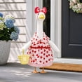 thumbnail image 7 of AZXY Porch Goose Outfits, 23 Inch Goose Costume for Cement & Plastic Porch Goose Statue, Holiday Goose Clothing for Outdoor Garden Yard Lawn Patio Statue Decoration, Duck Goose Clothes, 7 of 7