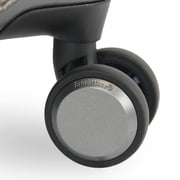 حقيبة سفر Brookstone Keane 29 Hardside Large Checked Expender Spinner للسفر، باللون الفحمي