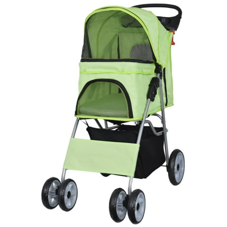VIVO Four Wheel Pet Stroller \/ Cat  Dog Foldable Carrier Strolling Cart  Walmart.com
